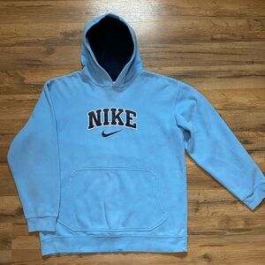 Y2K Nike Center Swoosh Spell Out Hoodie